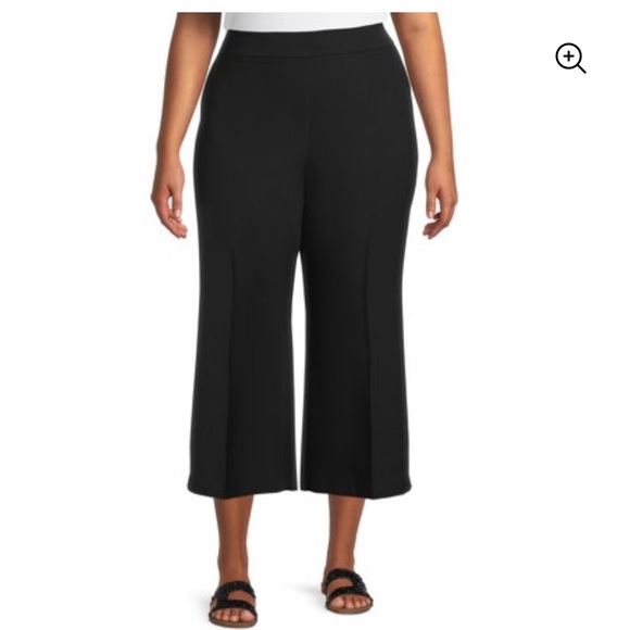 💜Terra & Sky Women’s Plus Crop Relaxed Fit Capri - Picture 6 of 8